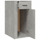 Desk Cabinet Concrete Grey 40x49x75 cm Engineered Wood - Close-Up Angle