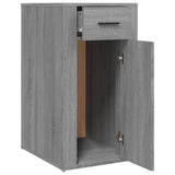 Desk Cabinet Grey Sonoma 40x49x75 cm Engineered Wood - Close-Up Angle