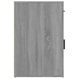 Desk Cabinet Grey Sonoma 40x49x75 cm Engineered Wood - Low Angle