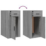 Desk Cabinet Grey Sonoma 40x49x75 cm Engineered Wood - Extra Image