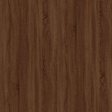 Desk Cabinet Brown Oak 40x49x75 cm Engineered Wood