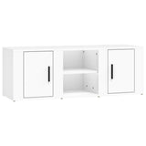 TV Cabinet White 100x31.5x35 cm Engineered Wood