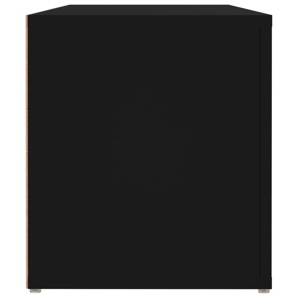 TV Cabinet Black 100x31.5x35 cm Engineered Wood