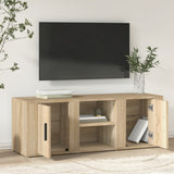 TV Cabinet Sonoma Oak 100x31.5x35 cm Engineered Wood - Side View