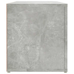 TV Cabinet Concrete Grey 100x31.5x35 cm Engineered Wood