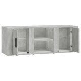 TV Cabinet Concrete Grey 100x31.5x35 cm Engineered Wood