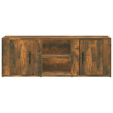 TV Cabinet Smoked Oak 100x31.5x35 cm Engineered Wood - 45-Degree Angle
