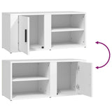 TV Cabinets 2 pcs White 80x31.5x36 cm Engineered Wood - Extra Image