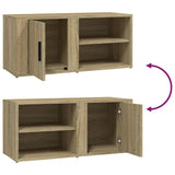 TV Cabinet Sonoma Oak 80x31.5x36 cm Engineered Wood