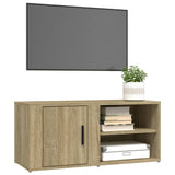 TV Cabinets 2 pcs Sonoma Oak 80x31.5x36 cm Engineered Wood - Top-Down View