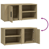 TV Cabinets 2 pcs Sonoma Oak 80x31.5x36 cm Engineered Wood - Extra Image