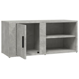 TV Cabinet Concrete Grey 80x31.5x36 cm Engineered Wood