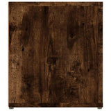 TV Cabinet Smoked Oak 80x31.5x36 cm Engineered Wood