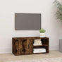 TV Cabinet Smoked Oak 80x31.5x36 cm Engineered Wood