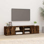 TV Cabinets 2 pcs Smoked Oak 80x31.5x36 cm Engineered Wood