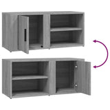 TV Cabinets 2 pcs Grey Sonoma 80x31.5x36 cm Engineered Wood - Extra Image