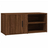 TV Cabinets 2 pcs Brown Oak 80x31.5x36 cm Engineered Wood - Rear View