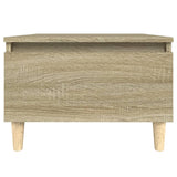 Side Table Sonoma Oak 50x46x35 cm Engineered Wood - Rear View