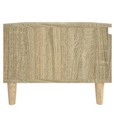 Side Table Sonoma Oak 50x46x35 cm Engineered Wood - Low Angle
