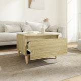 Side Tables 2 pcs Sonoma Oak 50x46x35 cm Engineered Wood - Top-Down View