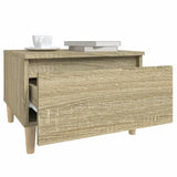Side Tables 2 pcs Sonoma Oak 50x46x35 cm Engineered Wood - Rear View
