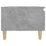 Side Table Concrete Grey 50x46x35 cm Engineered Wood - Low Angle