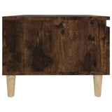 Side Table Smoked Oak 50x46x35 cm Engineered Wood - Low Angle