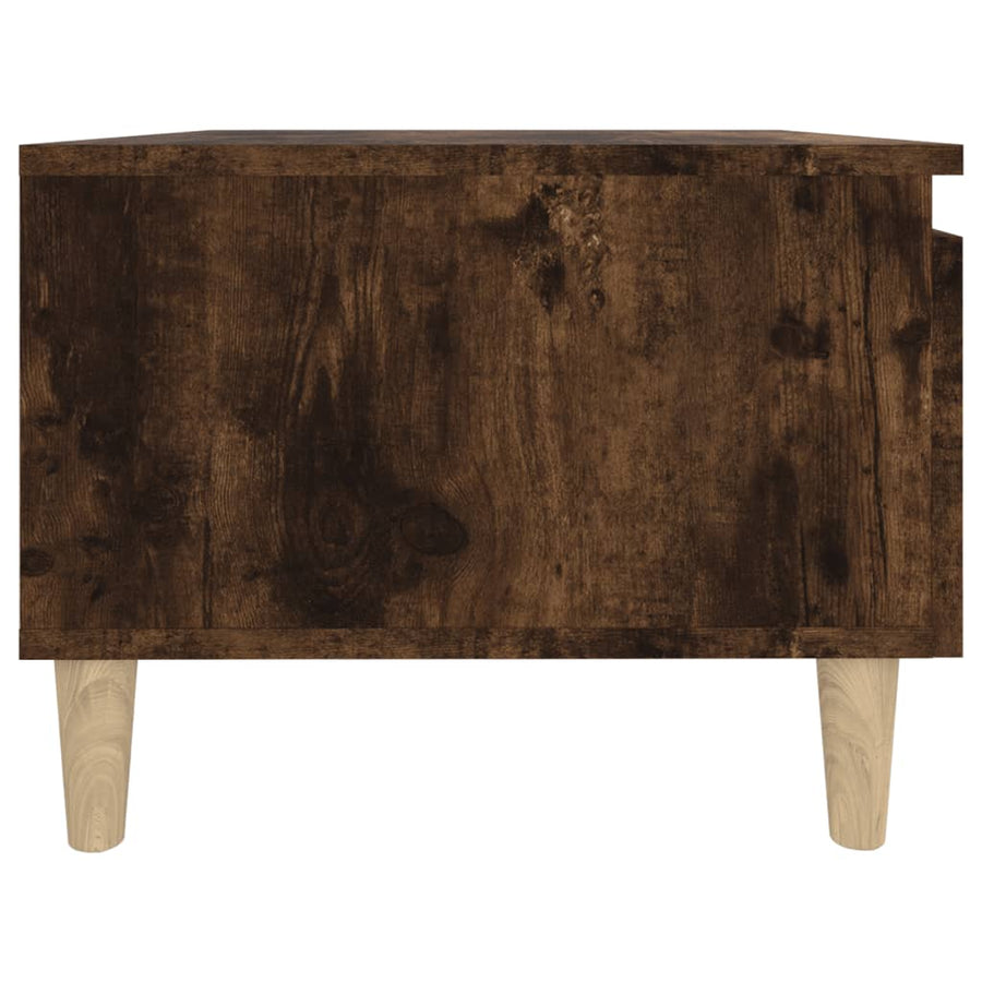 Side Tables 2 pcs Smoked Oak 50x46x35 cm Engineered Wood