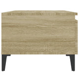 Side Table Sonoma Oak 50x46x35 cm Engineered Wood - Low Angle