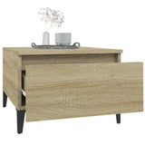 Side Tables 2 pcs Sonoma Oak 50x46x35 cm Engineered Wood - 45-Degree Angle