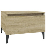 Side Tables 2 pcs Sonoma Oak 50x46x35 cm Engineered Wood - Rear View