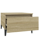 Side Tables 2 pcs Sonoma Oak 50x46x35 cm Engineered Wood - Low Angle