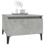 Side Table Concrete Grey 50x46x35 cm Engineered Wood - Top-Down View