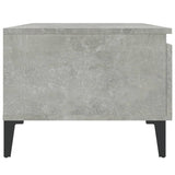 Side Table Concrete Grey 50x46x35 cm Engineered Wood - Low Angle
