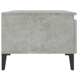 Side Tables 2 pcs Concrete Grey 50x46x35 cm Engineered Wood - Extra Image