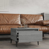Side Table Grey Sonoma 50x46x35 cm Engineered Wood - Side View