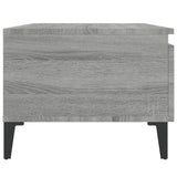 Side Table Grey Sonoma 50x46x35 cm Engineered Wood