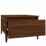 Side Tables 2 pcs Brown Oak 50x46x35 cm Engineered Wood - Low Angle