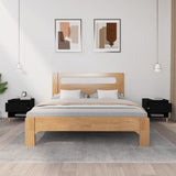 Bedside Tables 2 pcs Black 50x46x50 cm Engineered Wood - Side View