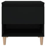 Bedside Tables 2 pcs Black 50x46x50 cm Engineered Wood
