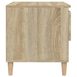 Bedside Table Sonoma Oak 50x46x50 cm Engineered Wood