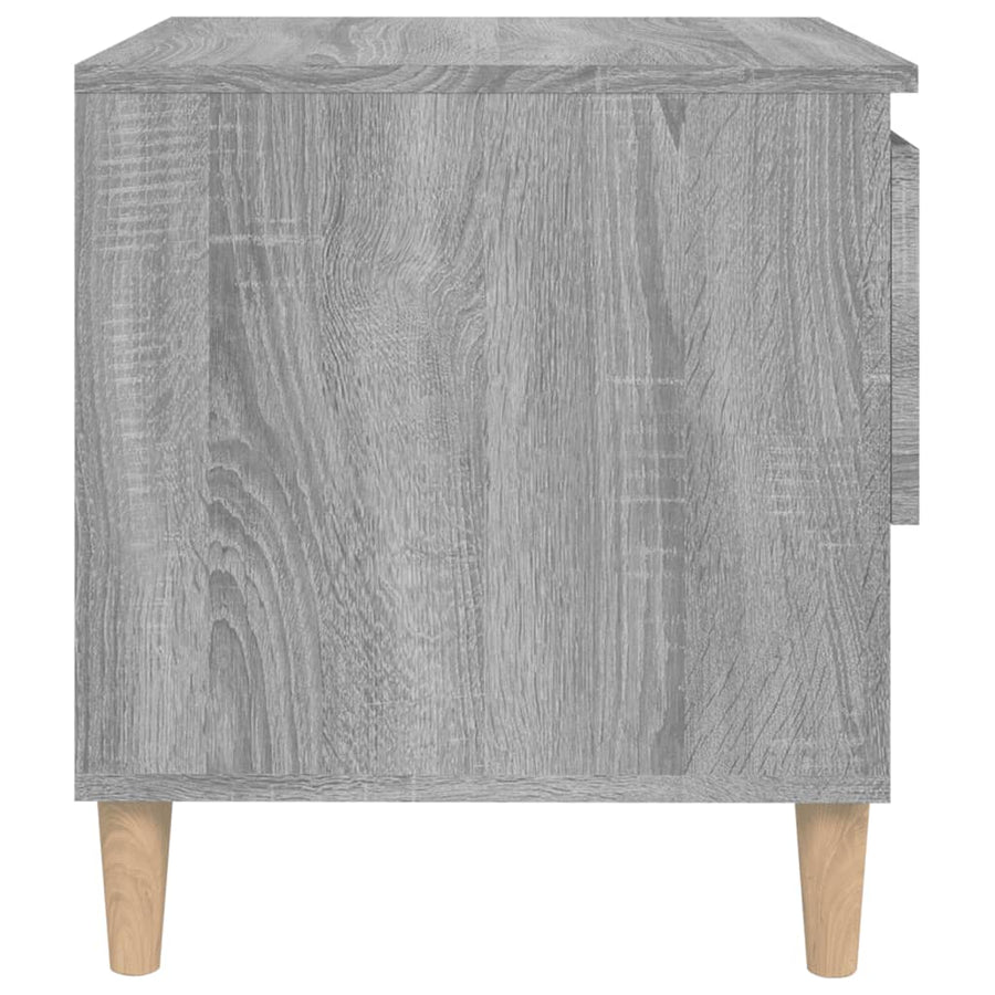 Bedside Table Grey Sonoma 50x46x50 cm Engineered Wood