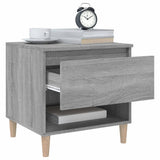 Bedside Tables 2 pcs Grey Sonoma 50x46x50 cm Engineered Wood - Top-Down View