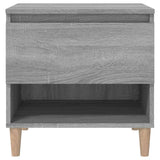 Bedside Tables 2 pcs Grey Sonoma 50x46x50 cm Engineered Wood - 45-Degree Angle