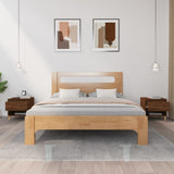 Bedside Tables 2 pcs Brown Oak 50x46x50 cm Engineered Wood - Side View