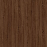 Bedside Tables 2 pcs Brown Oak 50x46x50 cm Engineered Wood - Low Angle