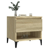 Side Tables 2 pcs Sonoma Oak 50x46x50 cm Engineered Wood - Top-Down View