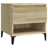 Side Tables 2 pcs Sonoma Oak 50x46x50 cm Engineered Wood - Rear View