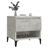 Side Tables 2 pcs Concrete Grey 50x46x50 cm Engineered Wood - Top-Down View