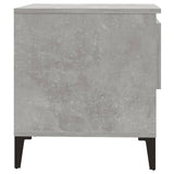 Side Tables 2 pcs Concrete Grey 50x46x50 cm Engineered Wood - Extra Image
